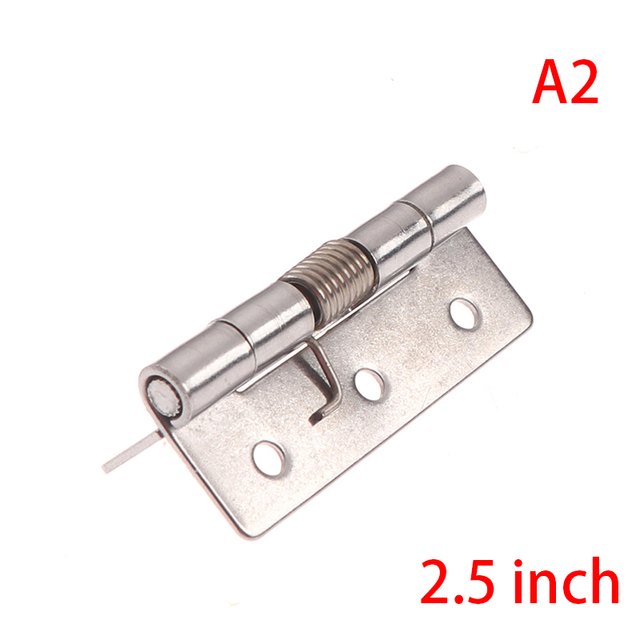 Zawias drzwiowy 2/2.5/3 Cal długi, samozamykający się, wykonany ze stali nierdzewnej dla mebli Mini Micro - Wianko - 6