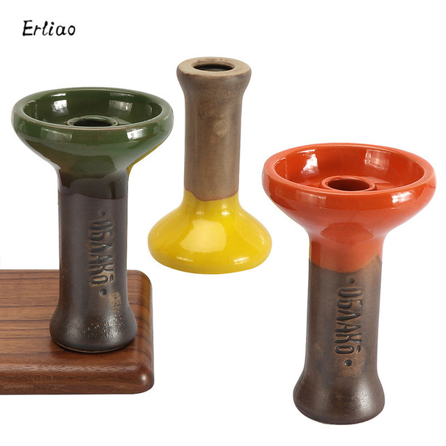 Misa ceramiczna do sziszy - jakość i wytrzymałość dla palaczy sziszy wodnych - idealna do Erliao - uchwyt na węgiel drzewny - Wianko - 3