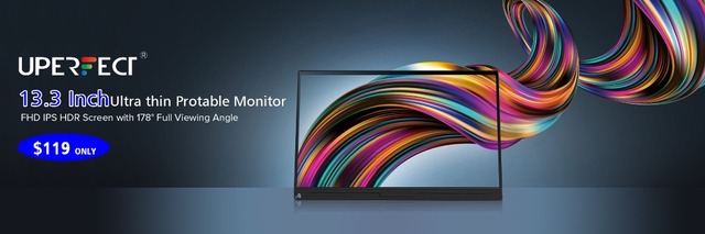 UPERFECT Przenośny Monitor LCD 5 Cali z Wyświetlaczem Dotykowym IPS, 800*480, 16:9, USB, HDMI, Dwa Głośniki, Kompatybilny z Raspberry Pi - Wianko - 3