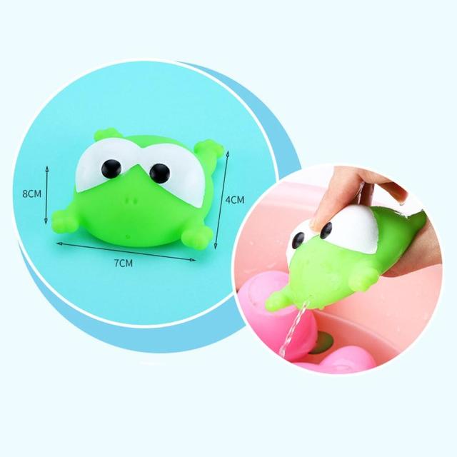 Zabawka do kąpieli Baby Cartoon - 7 sztuk zwierząt pływających w wodzie, idealna do gier i zabaw podczas prysznica dla maluchów - Wianko - 16