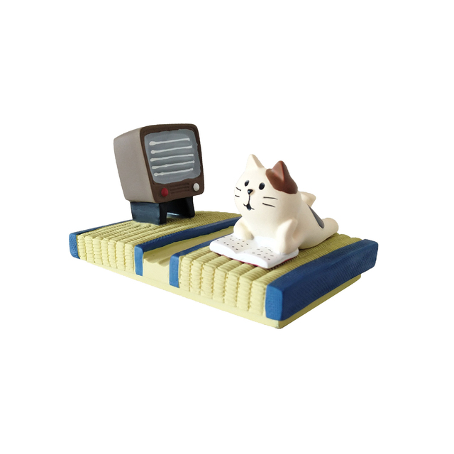 Mebelki zabawkowe - Cartoon Pig Cat Dog Penguin Bear Mini Ornament uchwyt na telefon, wyroby dekoracyjne, DIY Doll - akcesoria do domu dla lalek - Wianko - 16