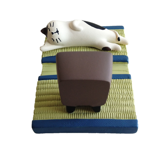 Mebelki zabawkowe - Cartoon Pig Cat Dog Penguin Bear Mini Ornament uchwyt na telefon, wyroby dekoracyjne, DIY Doll - akcesoria do domu dla lalek - Wianko - 13