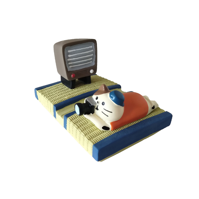 Mebelki zabawkowe - Cartoon Pig Cat Dog Penguin Bear Mini Ornament uchwyt na telefon, wyroby dekoracyjne, DIY Doll - akcesoria do domu dla lalek - Wianko - 15