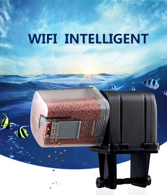 Nicrew akwarium WiFi automatyczny podajnik karmy dla ryb - inteligentne sterowanie, bezprzewodowy pilot - Wianko - 1