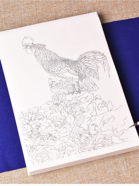 Papier Xuan do chińskiego akwarelowego malarstwa: Tracing papierowy z rękopisem kwiatów i ptaków dla początkujących i dojrzałych - Wianko - 7
