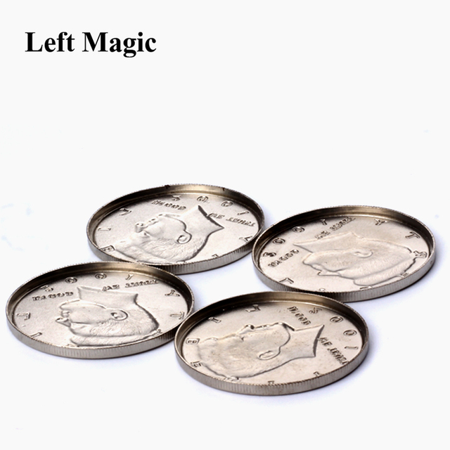 Rozszerzona powłoka półdolarówka z głową - magiczne sztuczki, pojawiające się i znikające monety, akcesoria do magii - B1021 - Wianko - 3