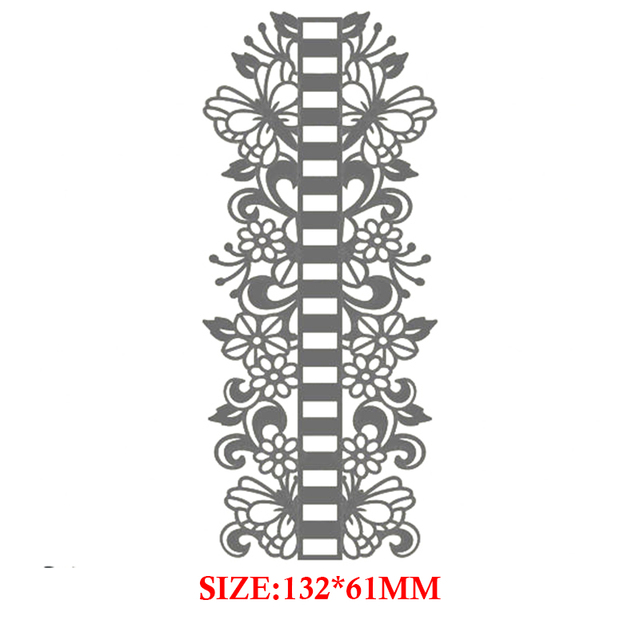 Matryce do cięcia metalu - ozdobna granica ptasie gniazdo, tłoczenie ramki, wzornik dla tworzenia kart papierowych - Wiosna 2021 - Wianko - 8