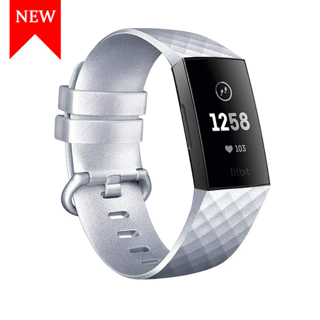 Pasek do zegarka Fitbit Charge 3/4 - wymiana paska krzemionkowego, sportowy pasek na nadgarstek z zegarkiem - Wianko - 9