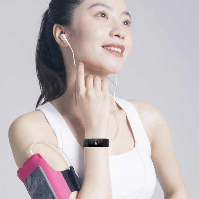 Pasek do zegarka Fitbit Charge 3/4 - wymiana paska krzemionkowego, sportowy pasek na nadgarstek z zegarkiem - Wianko - 2