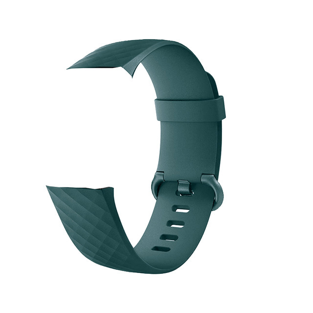 Pasek do zegarka Fitbit Charge 3/4 - wymiana paska krzemionkowego, sportowy pasek na nadgarstek z zegarkiem - Wianko - 15