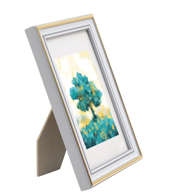 Zestaw 5 ramek ze szklanym panelem do zdjęć Vintage Photo Gallery - idealny prezent dla rodziny i przyjaciół, dekoracja domowa - Wianko - 5