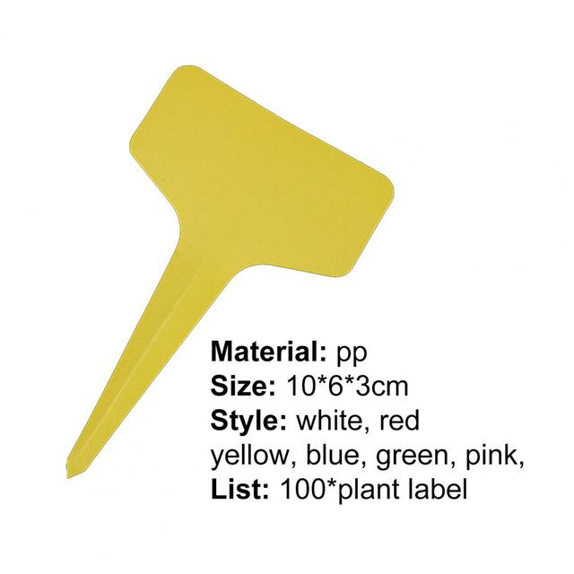 100 sztuk kolorowych etykiet roślin wodoodpornych - marker do roślin balkonowych - Wianko - 13