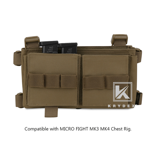 KRYDEX elastyczny uchwyt na magazynek do mikro walki MK3 MK4 - etui na podwójny pistolet - Wianko - 5