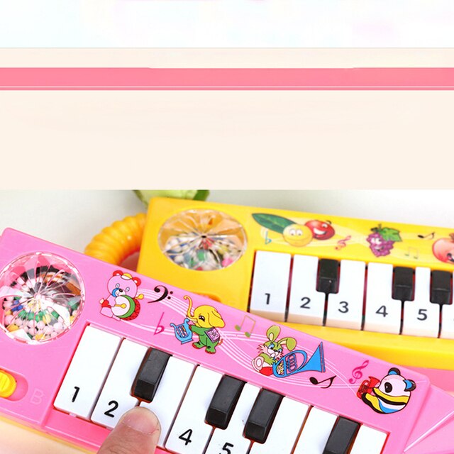 Wysokiej jakości fortepian muzyczny dla dzieci - Plastikowa zabawka edukacyjna wspomagająca rozwój i edukację niemowląt - Wianko - 5