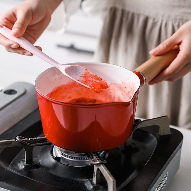 Silikonowe naczynia do gotowania non-stick Pan - wysoka odporność na temperaturę i wygoda w kuchni - Wianko - 8