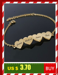 Personalizowana bransoletka z hebrajskim imieniem serce ze stali nierdzewnej charm z grawerowanymi literami dla kobiet - Wianko - 12