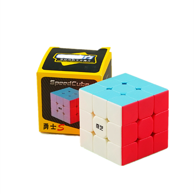 Qiyi Cube Warrior S 3x3x3 - Nowa wersja 2020: Profesjonalna kostka magiczna prędkościowa - Zabawka edukacyjna dla dzieci - Wianko - 1