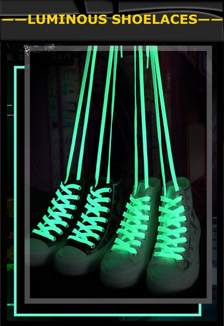 Sznurowadła fluorescencyjne 6 kolorów do butów Luminous Shoelaces, dzieci i dorośli, unisex 1 para - Wianko - 1
