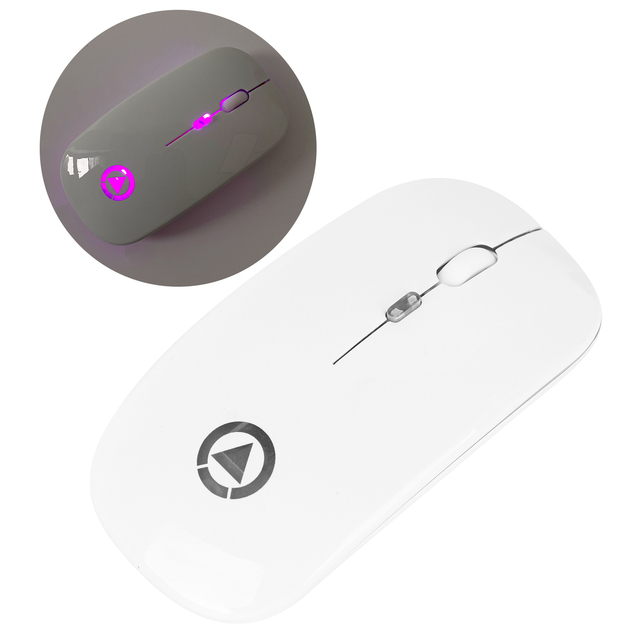 Bezprzewodowa mysz Bluetooth 2.4G ergonomiczna RGB - Mini mysz optyczna USB dla PC i laptopa - Wianko - 16