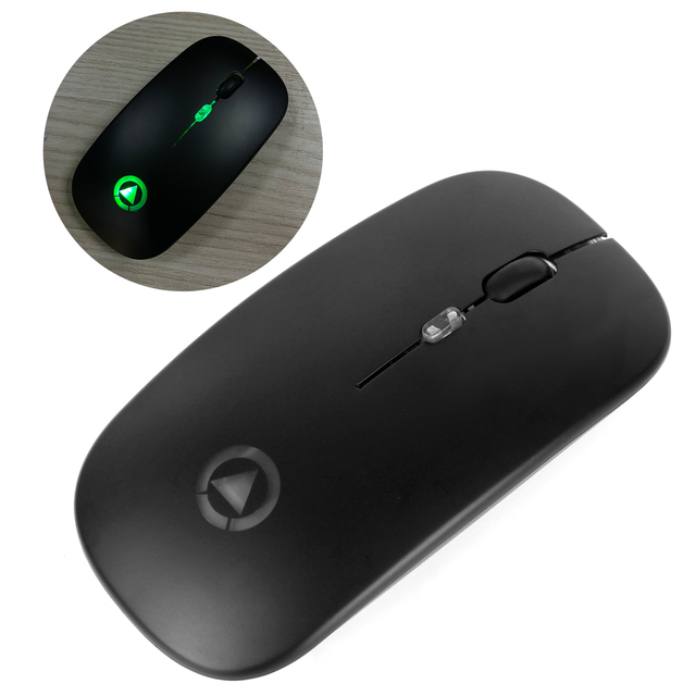 Bezprzewodowa mysz Bluetooth 2.4G ergonomiczna RGB - Mini mysz optyczna USB dla PC i laptopa - Wianko - 15