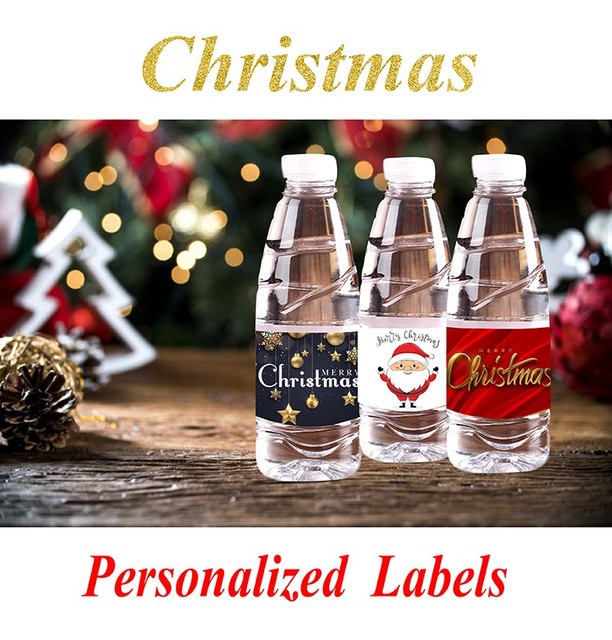 20 sztuk czarno-biało-złotych etykiet na butelki w kształcie krowy idealne na Baby Shower, urodziny i dekoracje świąteczne - Wianko - 14