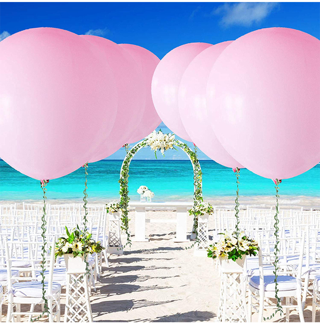 Duże białe balony dekoracyjne ślubne - 36 sztuk, 18 cali - Wianko - 11