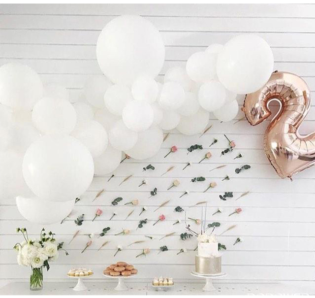 Duże białe balony dekoracyjne ślubne - 36 sztuk, 18 cali - Wianko - 7