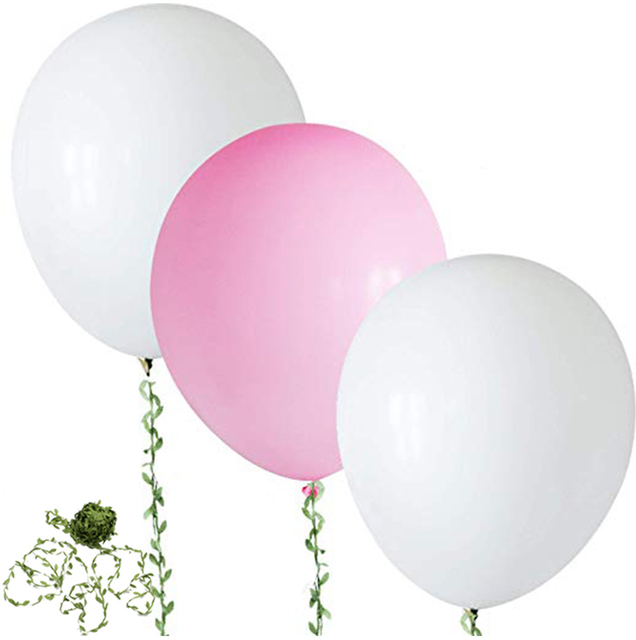 Duże białe balony dekoracyjne ślubne - 36 sztuk, 18 cali - Wianko - 3
