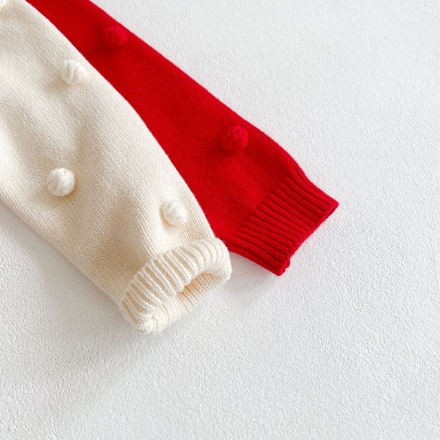 Ręcznie robiona bawełniana kurtka z długim rękawem dla dziewczynki - Wiosenna i jesienna świąteczna - Wianko - 13