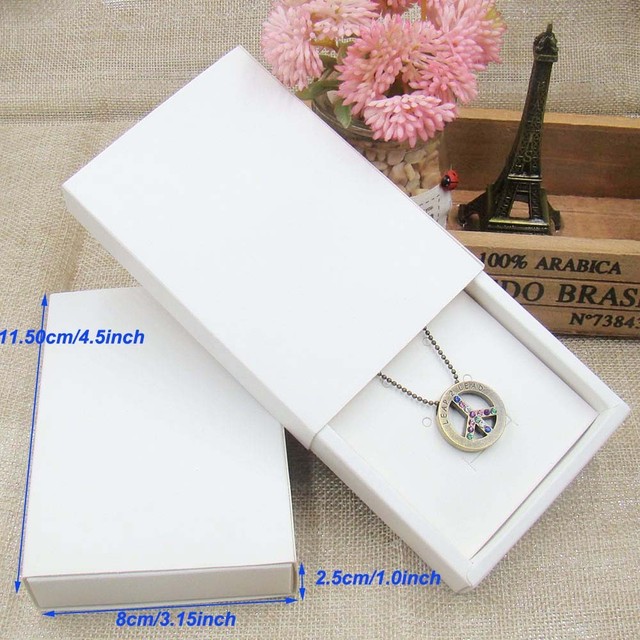 Pudełka prezentowe na biżuterię: 12 sztuk, 4 kolorowe, kartonowe, prostokątne, 11.5x8x2.0 cm - Wianko - 9