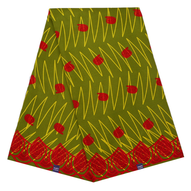 Afrykańska tkanina Ankara - prawdziwa tkanina woskowa do szycia sukienek, craftów DIY - Wianko - 20