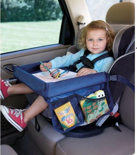 Nowy wózek dla dziecka - bezpieczny, wyposażony w rodzic konsolę i organizer, kompatybilny z fotelikami samochodowymi, z tacom do zabawek i tablicą do pisania - idealny na podróże - Wianko - 2