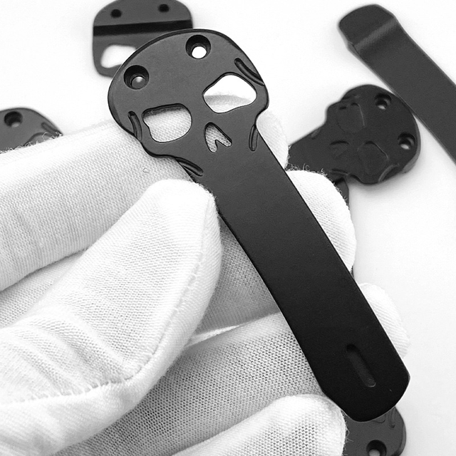 Kieszonkowy składany nóż z klipsem, wykonany z najwyższej jakości stopu tytanu - Wianko - 3