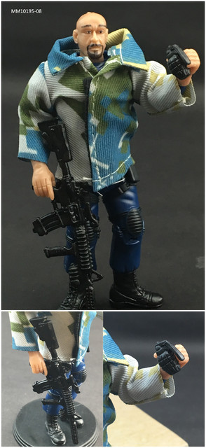Figurka modelu wojskowego żołnierza 1:16 do złożenia - 8 różnych wersji dla chłopców - Wianko - 11