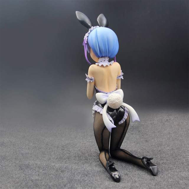 Figurka akcji dziewczyny Anime w kostiumie pokojówki króliczka GUCHABEL Re: od zera Rem Yukata Ver - Wianko - 3