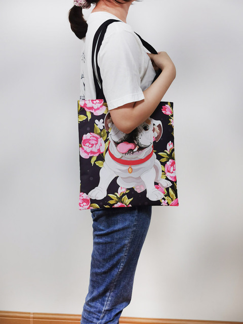 Duża torba na ramię dla pielęgniarki z wydrukiem, pojemna i wielokrotnego użytku, w modnym stylu - Wianko - 4