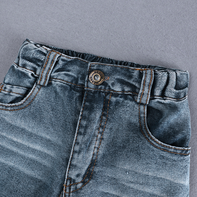 Zestaw letnich ubrań dla dzieci - krótki rękaw + spodnie dżinsowe - casualowe garnitury dla chłopców i dziewczynek - Wianko - 15
