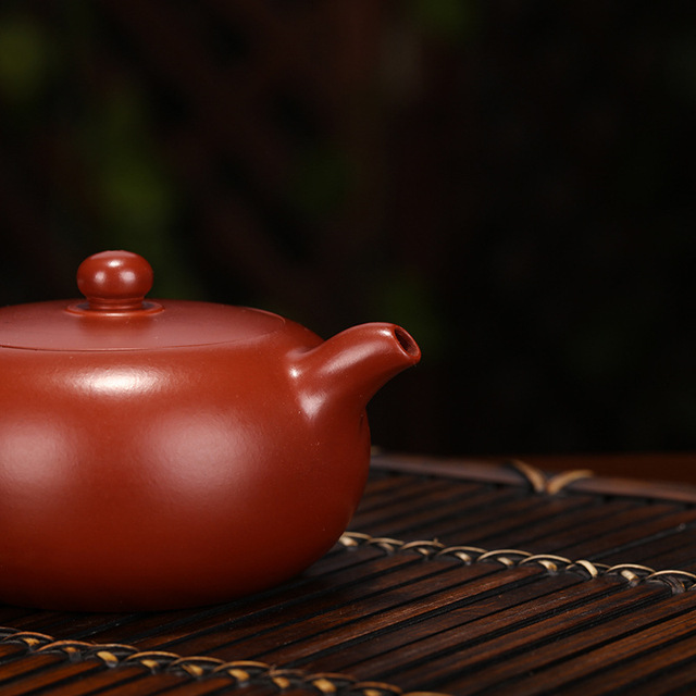 Czajniczek Yixing z purpurową gliną, ręcznie lepiony, surowa ruda, pojemność 250cc, zestaw do herbaty Kung Fu - Wianko - 3