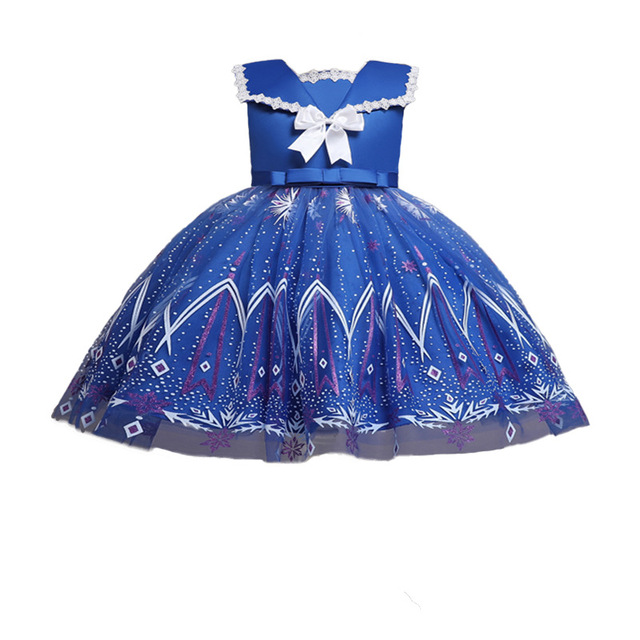 Sukienka cekinowa satynowa dla dziewczynek z falbanowymi rękawami, idealna na święta, korowód i różnego rodzaju przyjęcia - Wianko - 26