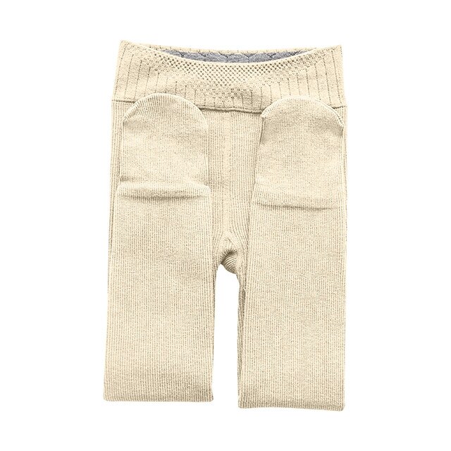 Spodnie zimowe dla dziewczynki, aksamitne, grube, wysokiej talii, legginsy rajstopy, rozmiar 50, 3-12 lat - Wianko - 13
