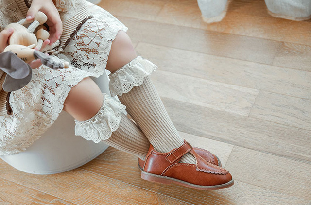 Letnie bawełniane skarpety dziecięce do kolan dla niemowląt - Wianko - 4