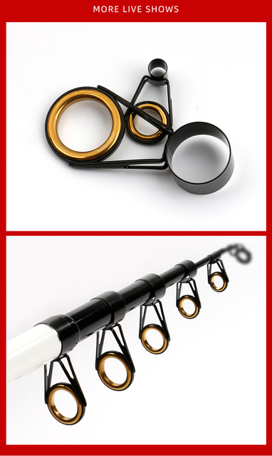 Zestaw narzędzi do naprawy wędki - pierścienie, oczy przewodników, prowadnice + akcesoria - Wianko - 7