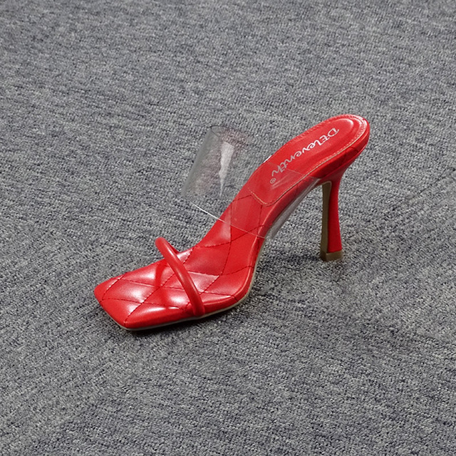 Nowy model butów na wysokim obcasie dla kobiet - sandały Slipers 2020 lato - Wianko - 5