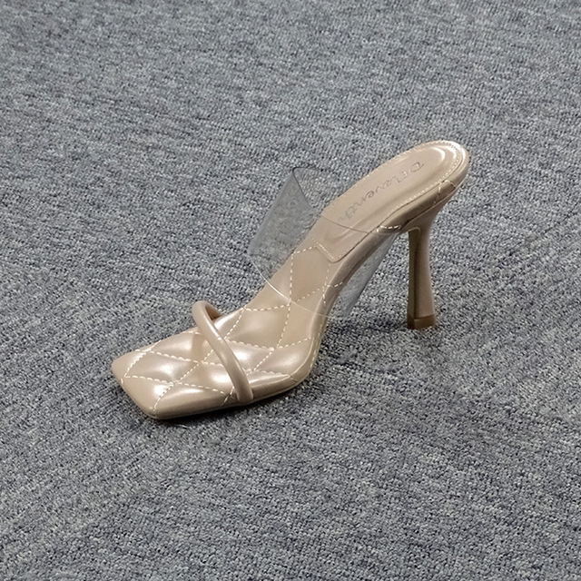 Nowy model butów na wysokim obcasie dla kobiet - sandały Slipers 2020 lato - Wianko - 7