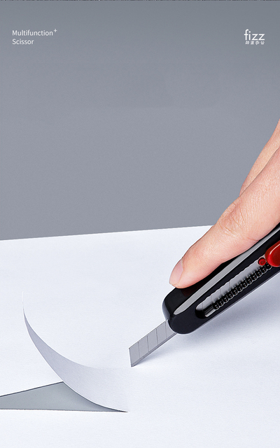 Nożyczki biurowe FIZZ Youpin 2021 2 w 1 - saszetka, nóż introligatorski, gilotyna do papieru - Wianko - 6