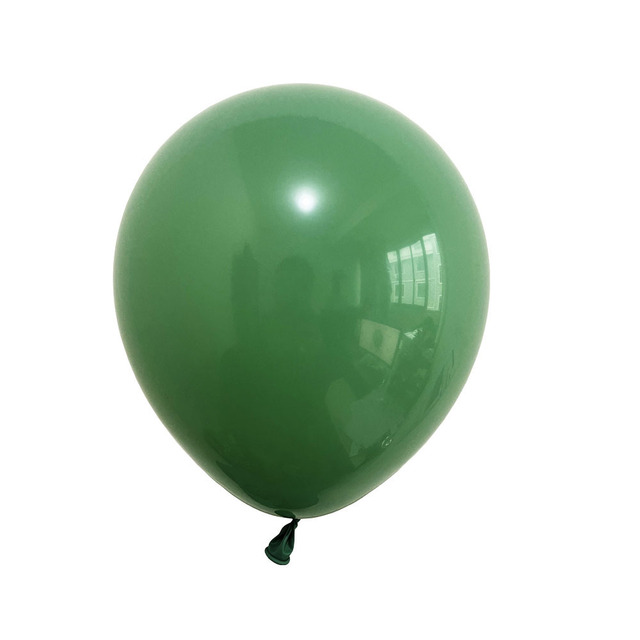 Retro zielona oliwkowa girlanda balonów łukowych z szałwią zieloną, kością słoniową i chromowanym złotem dla nowożeńców i Baby Shower - Wianko - 4