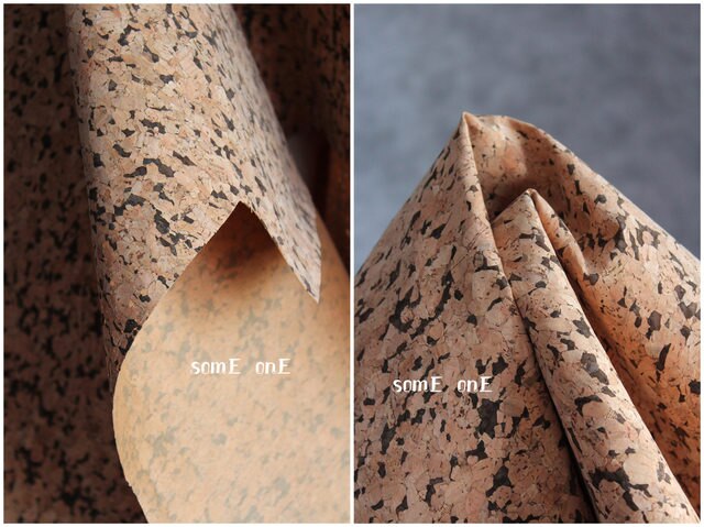 Naturalne korki PU skórzane z imitacją drewna, czarne plamy, tekstura łatek, do tworzenia podkładek, dekoracji, torby, płaszcze, odzież, projektant, tkanina - Wianko - 3