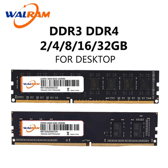 Pamięć RAM WALRAM DDR3/DDR4 4GB/8GB/16GB/32GB 1600/2133/2400/2666/3200MHz Dimm PC Desktop - wysoka wydajność - Wianko - 4