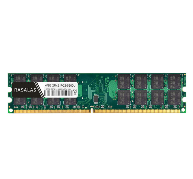 Pamięć RAM Rasalas 4GB 2Rx8 DDR2 667Mhz 800Mhz PC2-5300U/PC2-6400U DIMM 1,8V do procesorów AMD - Wianko - 5