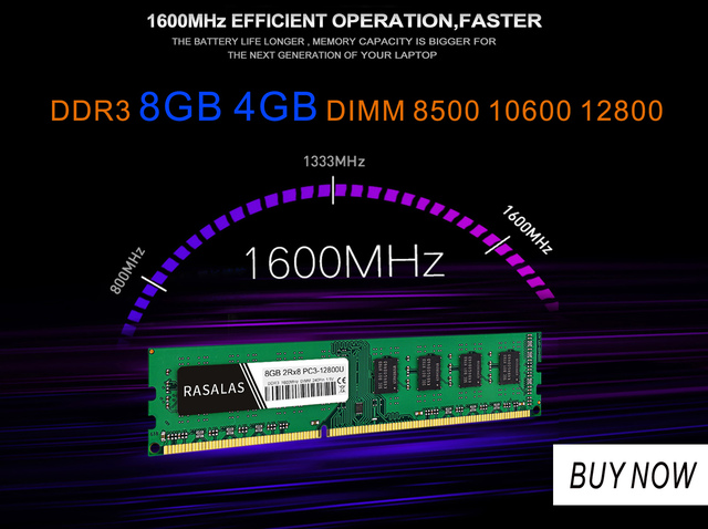 Pamięć RAM Rasalas 4GB 2Rx8 DDR2 667Mhz 800Mhz PC2-5300U/PC2-6400U DIMM 1,8V do procesorów AMD - Wianko - 2
